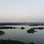Mazurska Latarnia Na Prywatnej Plazy Tuz Przy Linii Brzegowej Pomost Stawy Gospodarstwo Pasieka *