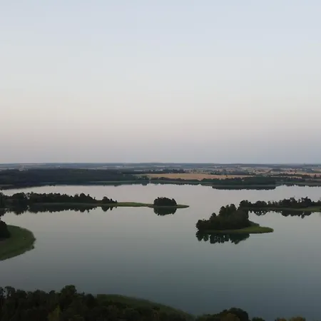 Mazurska Latarnia Na Prywatnej Plazy Tuz Przy Linii Brzegowej Pomost Stawy Gospodarstwo Pasieka *